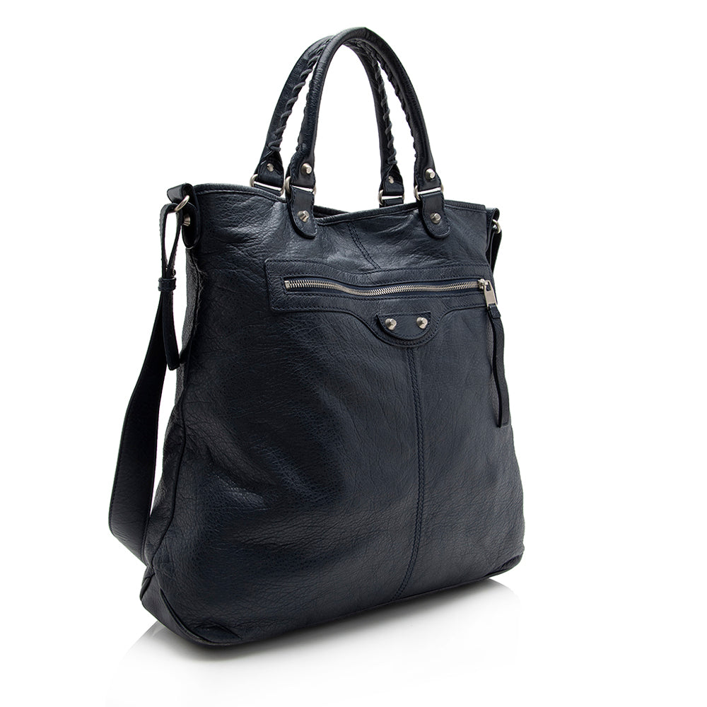 Balenciaga Leather Classic Square Tote - FINAL SALE | Premium Designer Piece