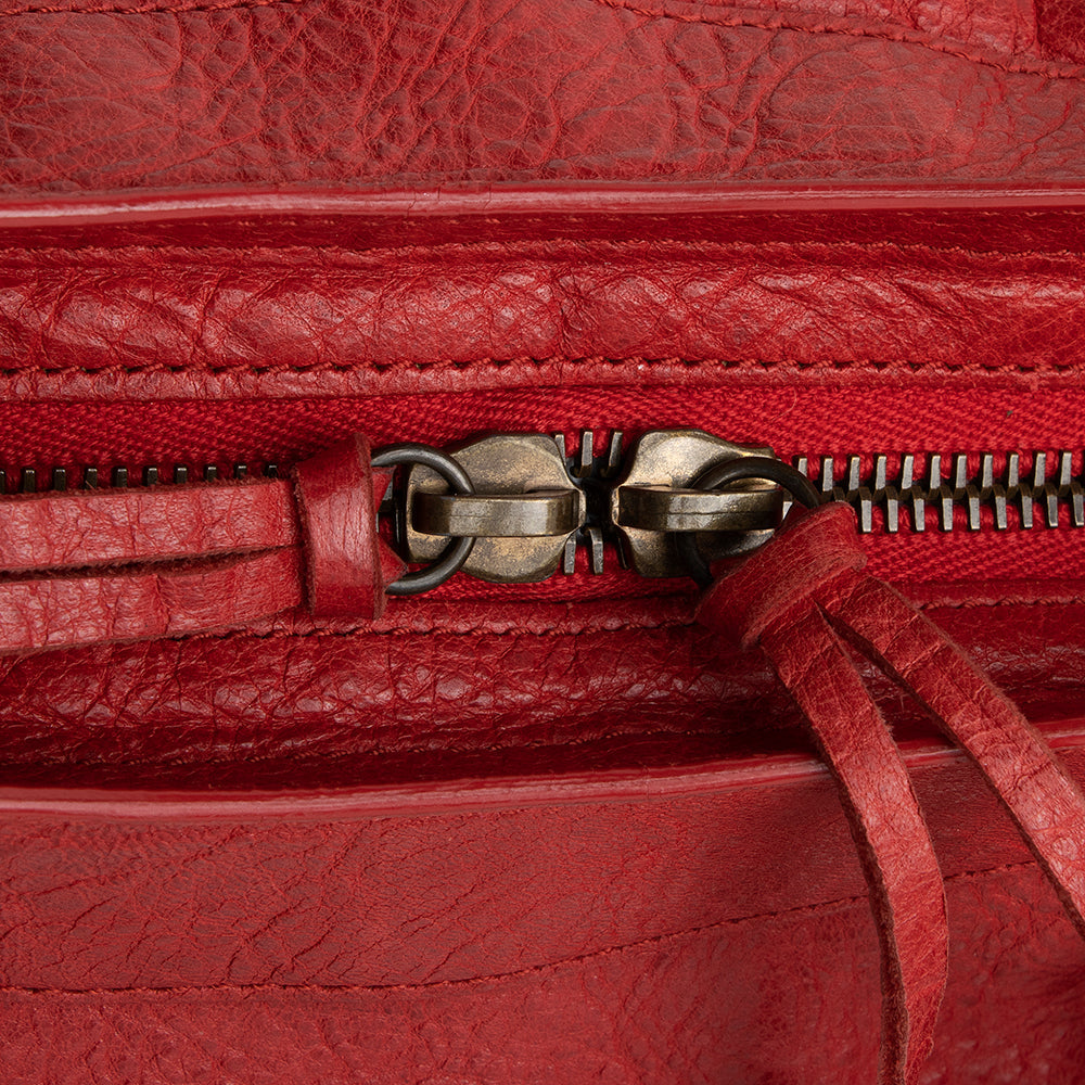 Balenciaga Leather Classic Town Satchel | Designer Luxury Handbag
