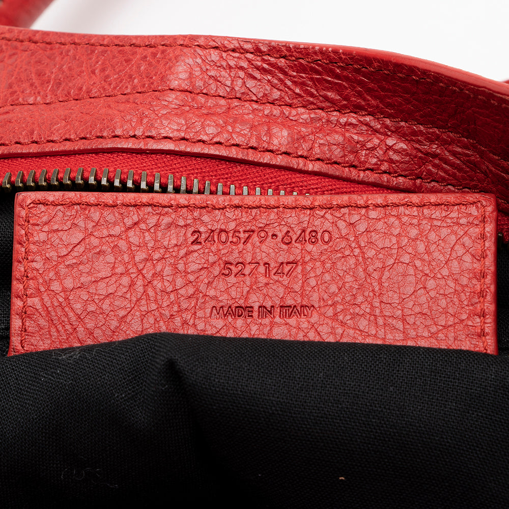 Balenciaga Leather Classic Town Satchel | Designer Luxury Handbag