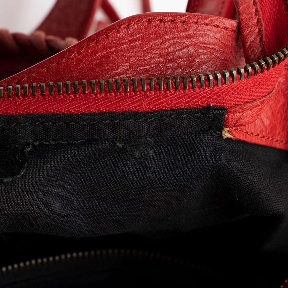 Balenciaga Leather Classic Town Satchel | Designer Luxury Handbag