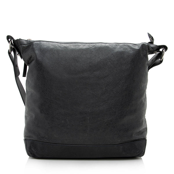 Balenciaga Leather Day Messenger Bag — Designer Messenger Bag