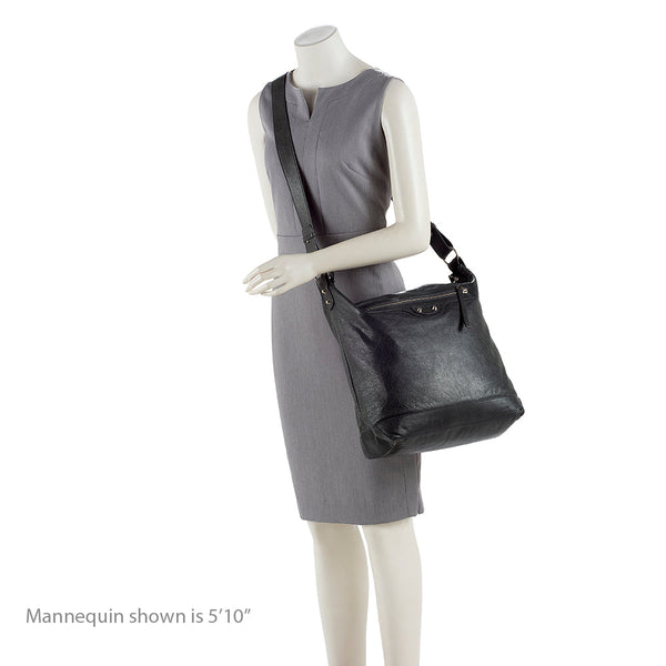 Balenciaga Leather Day Messenger Bag — Designer Messenger Bag