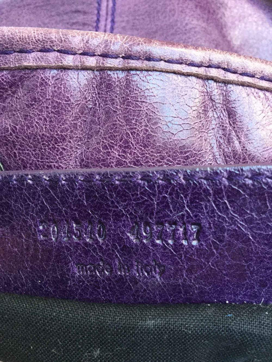 Authentic Balenciaga handbag Purple luxury fashion accessory
