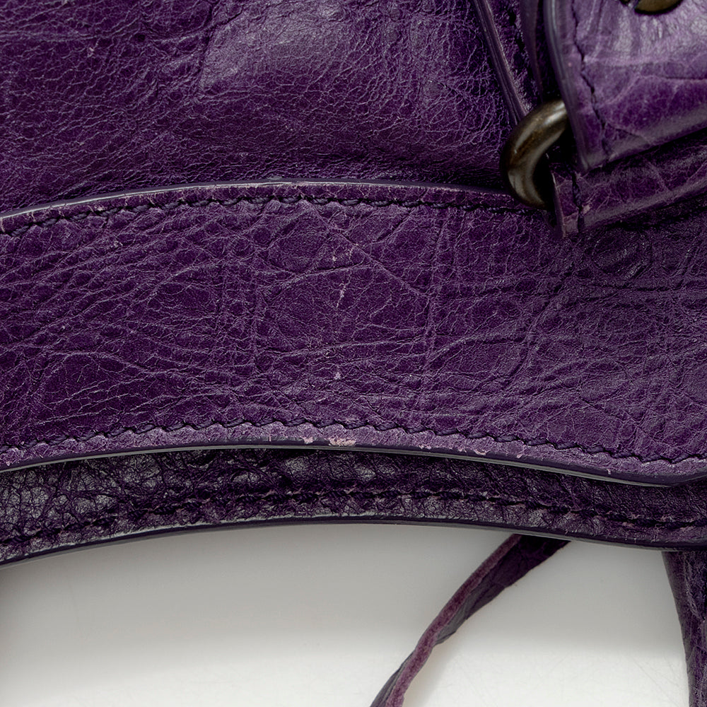 Balenciaga Leather Mini Neo Classic Satchel | Authentic Pre-Owned detail view