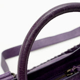 Balenciaga Leather Mini Neo Classic Satchel | Authentic Pre-Owned hardware detail