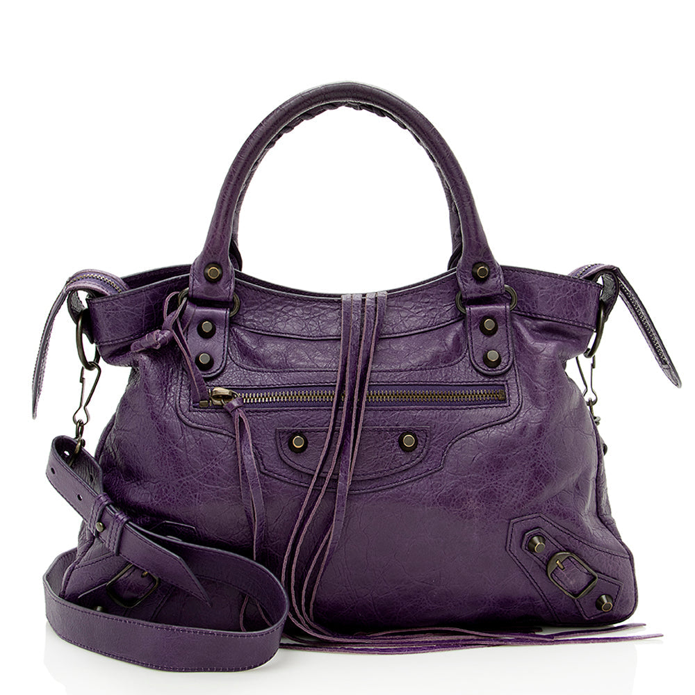 Balenciaga Leather Mini Neo Classic Satchel | Authentic Pre-Owned