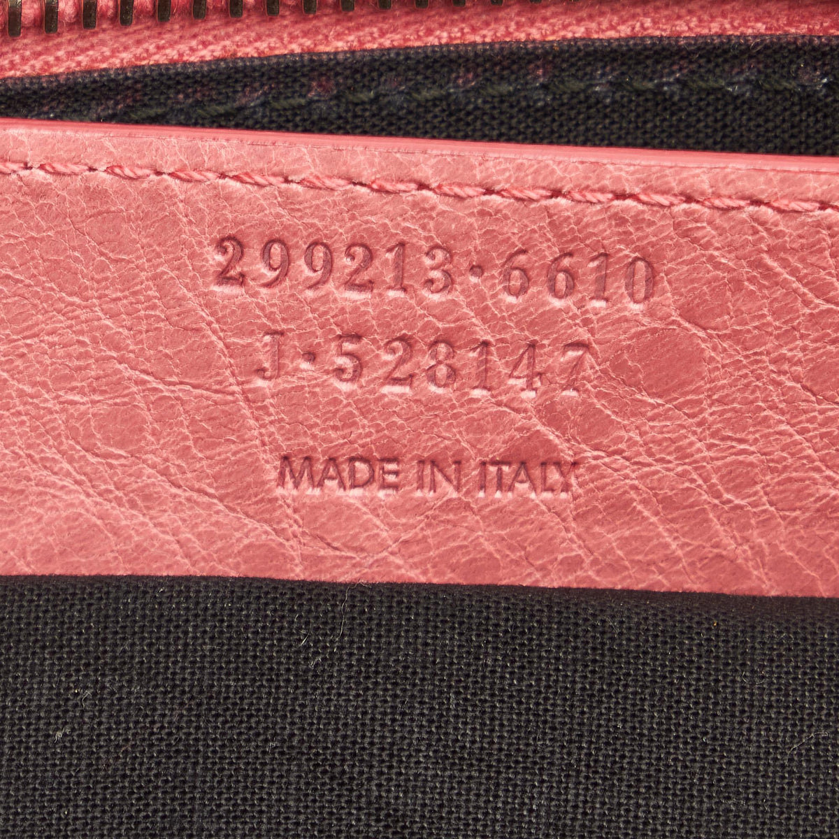 Balenciaga Leather Motocross Giant 12 Flat Clutch | Authentic Pre-Owned hardware detail