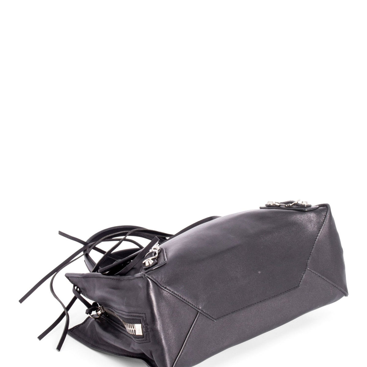 Balenciaga designer handbag leather closeup detail