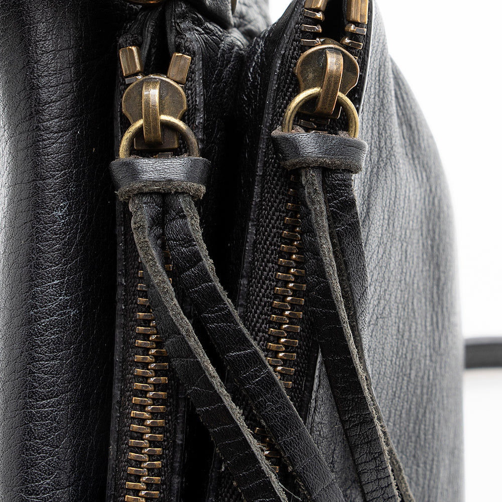 Balenciaga Leather Papier Triple Crossbody Bag - Final Sale side view