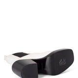Balenciaga designer shoe leather closeup detail