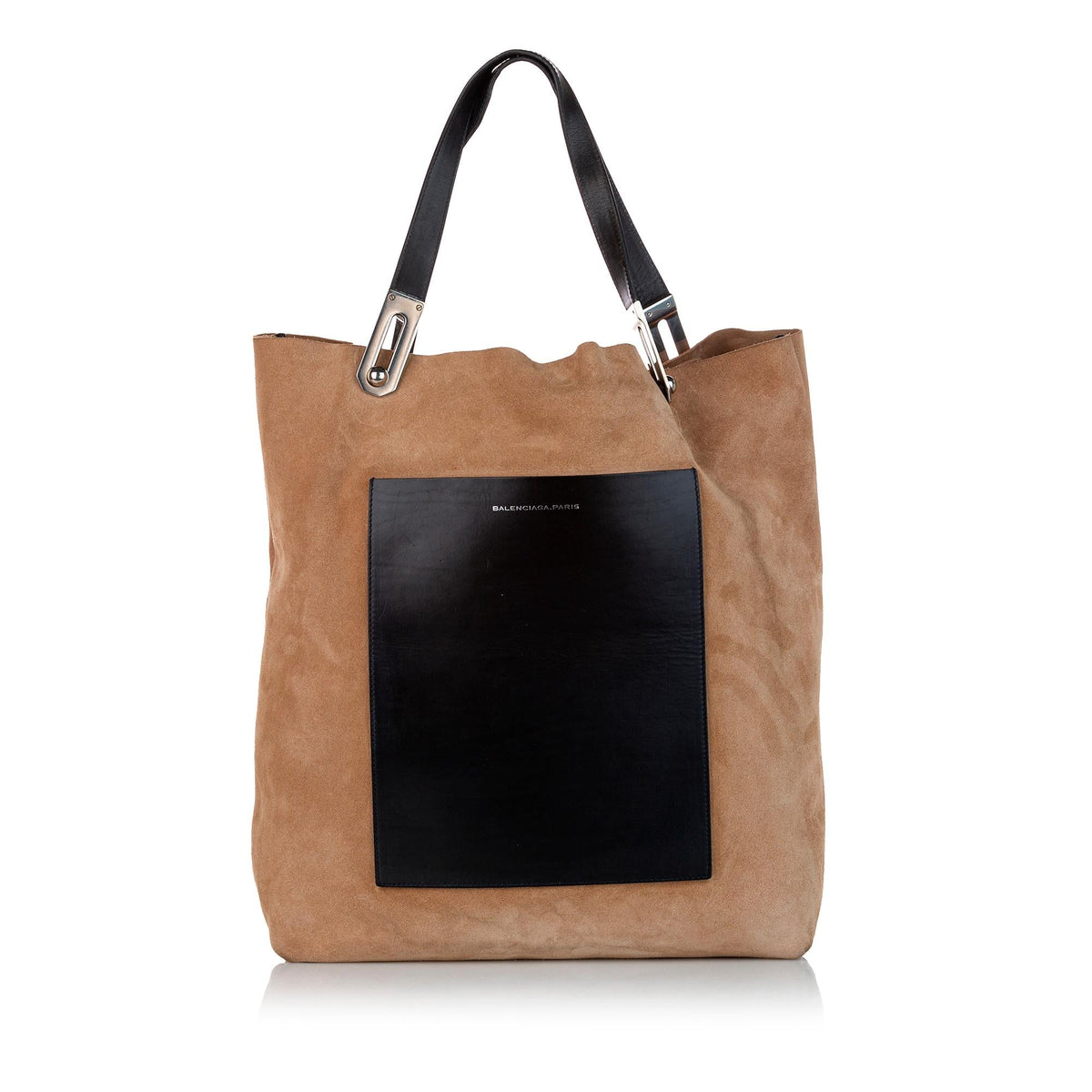 Balenciaga Leather Pocket Tote Bag | Authentic Pre-Owned