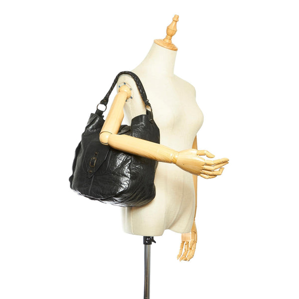 Balenciaga Leather Shoulder Bag — Designer Shoulder Bag