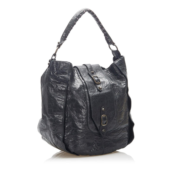 Balenciaga Leather Shoulder Bag — Designer Shoulder Bag