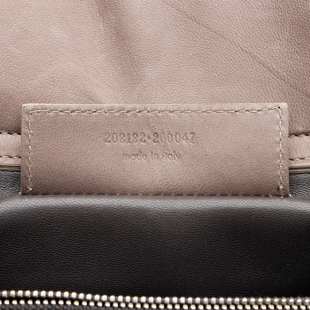 Balenciaga Leather Stingray Accordion Cherche Satchel | Designer Luxury Handbag