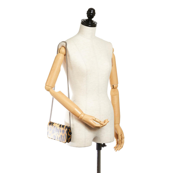 Balenciaga Leopard Print Leather Shoulder Bag — Designer Shoulder Bag