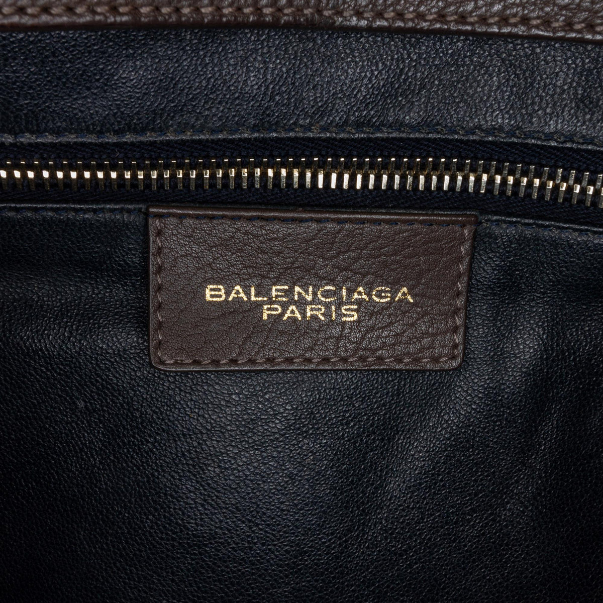 Balenciaga M Tube Round Tote | Authentic Pre-Owned close-up view