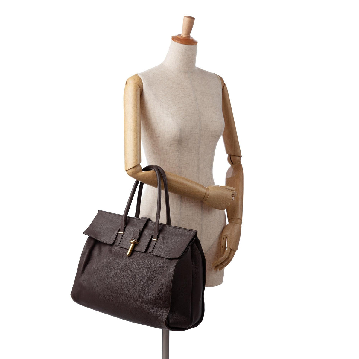 Balenciaga M Tube Round Tote | Authentic Pre-Owned detail view