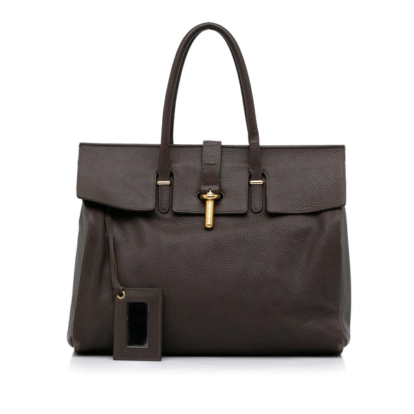 Balenciaga M Tube Round Tote | Authentic Pre-Owned interior view