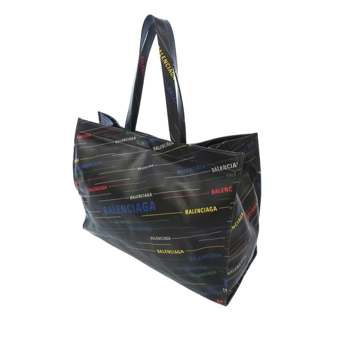 Balenciaga Market Logo Shopper | Authentic Pre-Owned side view
