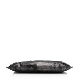 Balenciaga Metallic Calfskin Milky Way Papier Clutch back view