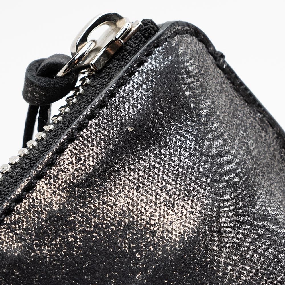 Balenciaga Metallic Calfskin Milky Way Papier Clutch back view