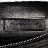 Balenciaga Metallic Calfskin Milky Way Papier Clutch hardware detail