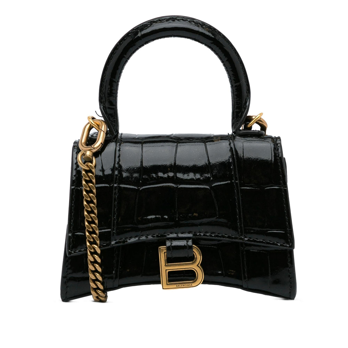 Balenciaga Mini Embossed Leather Hourglass | Authentic Pre-Owned