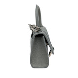 Balenciaga Mini Glitter Hourglass Satchel | Authentic Pre-Owned back view