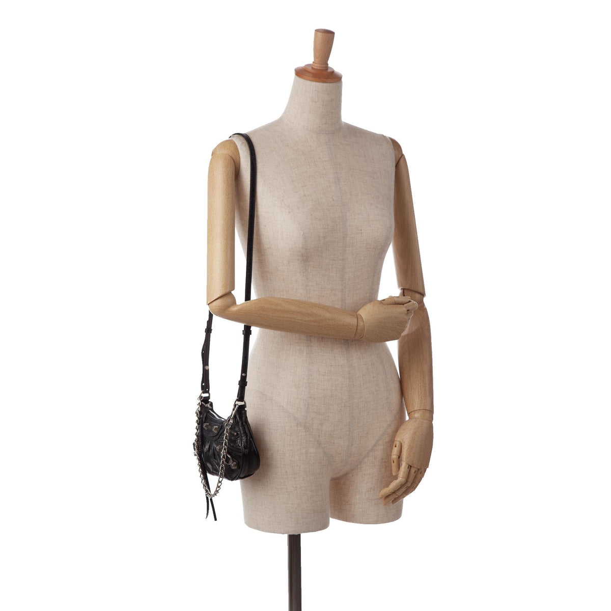 Balenciaga Mini Le Cagole Handbag | Authentic Pre-Owned interior view