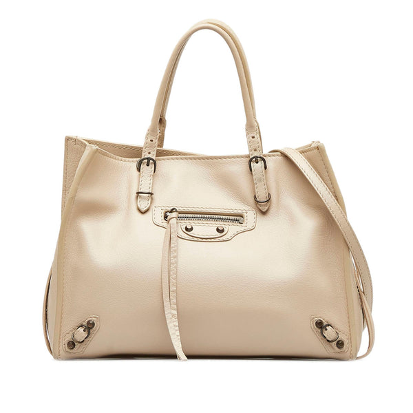 Balenciaga Mini Papier A6 Zip-Around Satchel | Authentic Pre-Owned