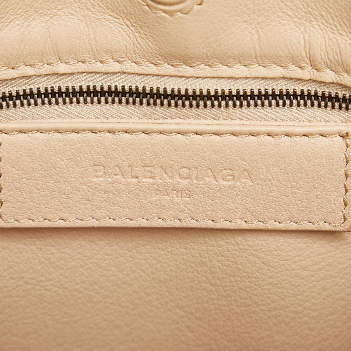 Balenciaga Mini Papier A6 Zip-Around Satchel | Authentic Pre-Owned hardware detail