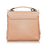 Balenciaga Mini Soft Le Dix Cartable Leather Crossbody Bag angle view