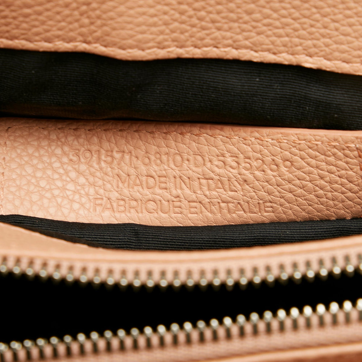 Balenciaga Mini Soft Le Dix Cartable Leather Crossbody Bag close-up view