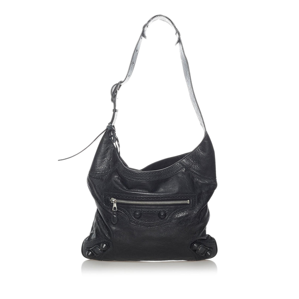 Balenciaga Motocross Agneau Giant Brogues Besace Handbag
