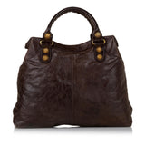 Balenciaga Motocross Brief Giant 21 Leather Tote Bag angle view