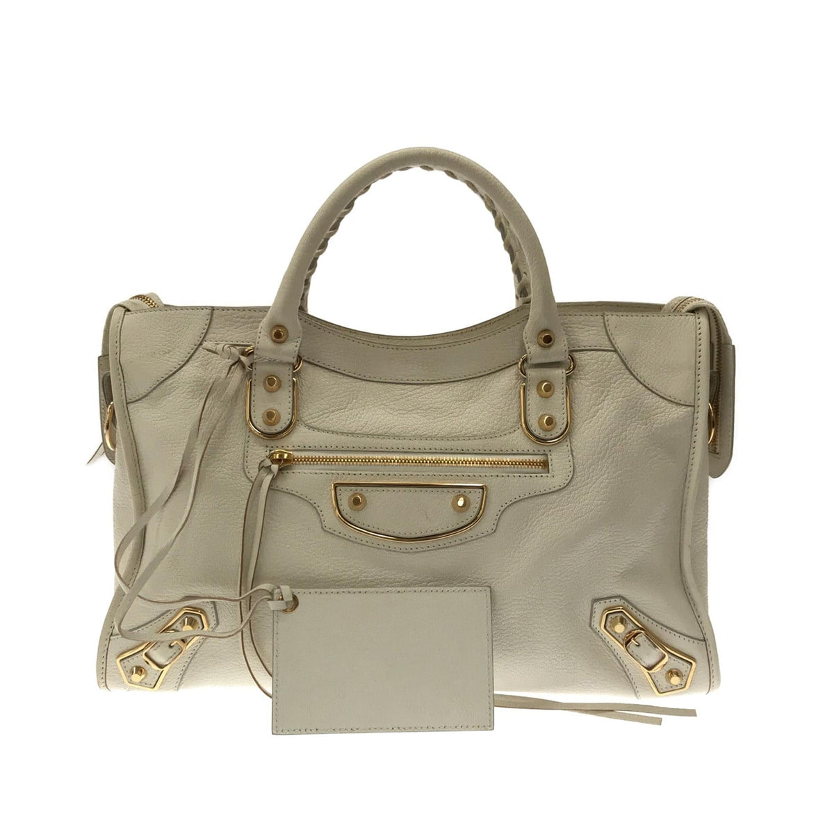 Balenciaga Motocross City Metallic Edge Handbag | Authentic Pre-Owned