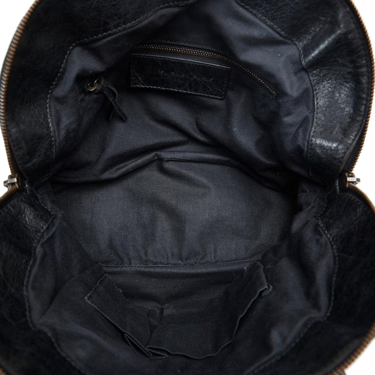 Balenciaga Motocross Classic Bowling Satchel ScNPU3 | Authentic Pre-Owned detail view