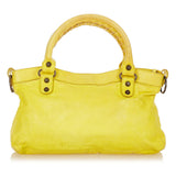 Balenciaga Motocross Classic City Lambskin Leather Satchel 26047 side view