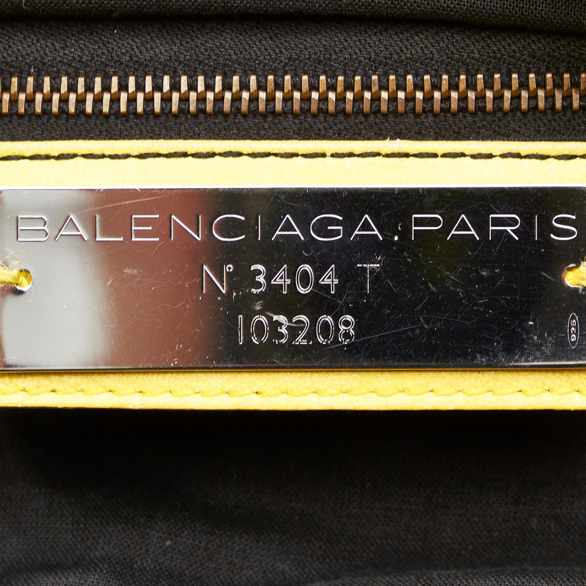 Balenciaga Motocross Classic City Lambskin Leather Satchel 26047 detail view