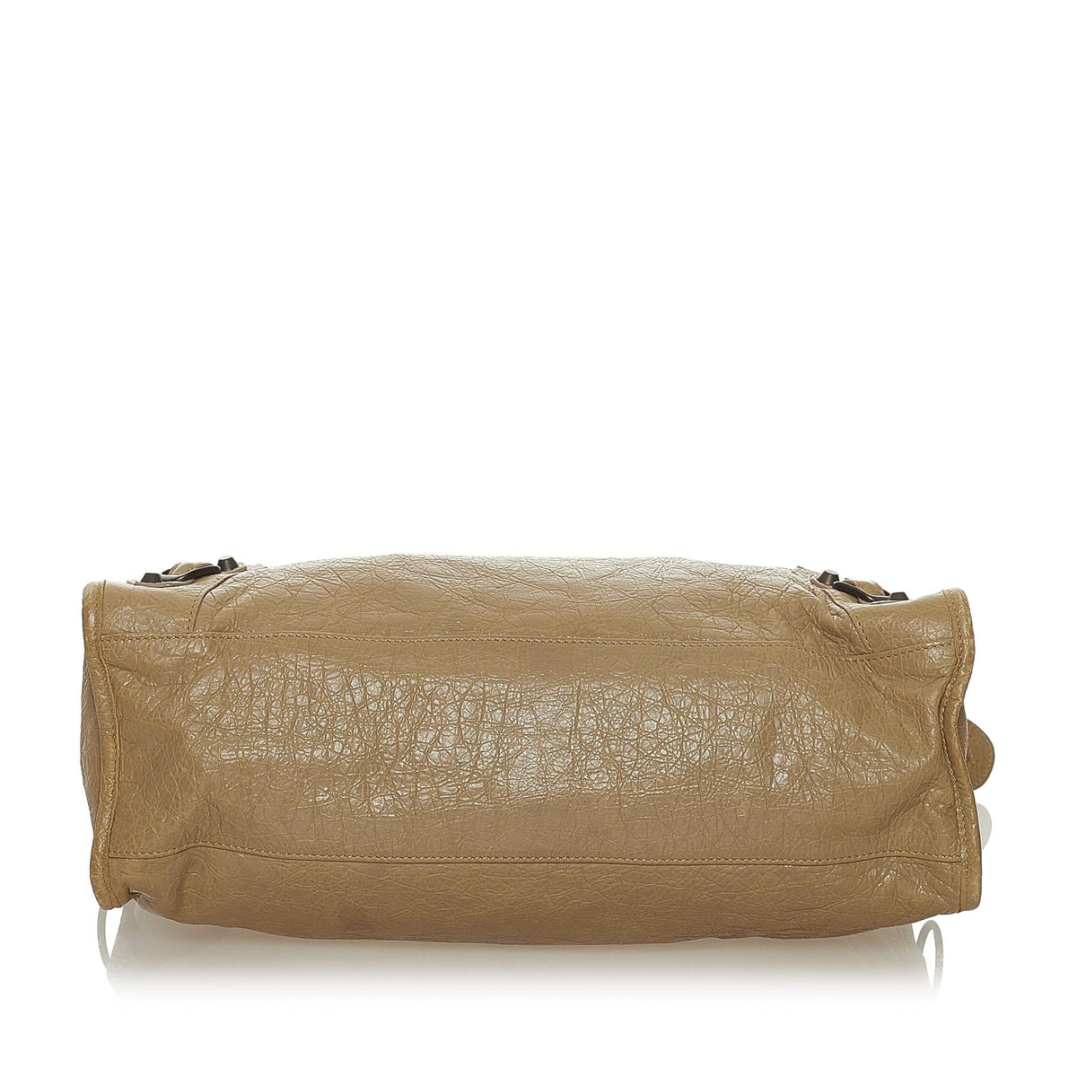 Balenciaga Motocross Classic City Lambskin Leather Satchel 28143 back view