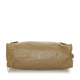 Balenciaga Motocross Classic City Lambskin Leather Satchel 28143 back view
