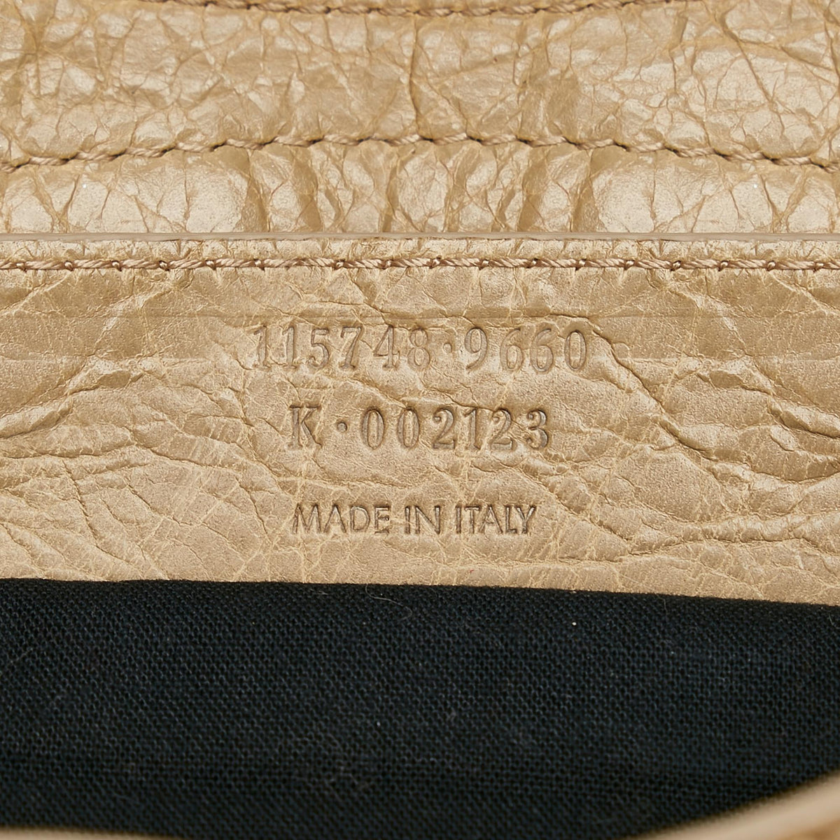Balenciaga Motocross Classic City Lambskin Leather Satchel 28143 close-up view