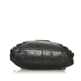 Balenciaga Motocross Classic City Lambskin Leather Satchel 28897 back view