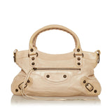 Balenciaga Motocross Classic City Lambskin Leather Satchel 29309