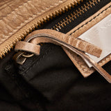 Balenciaga Motocross Classic City Lambskin Leather Satchel 33532 front view