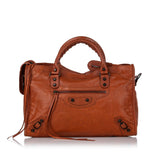 Balenciaga Motocross Classic City Leather Satchel 29289 | Authentic Pre-Owned