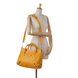 Balenciaga Motocross Classic City Handbag 35919 | Authentic Pre-Owned interior view