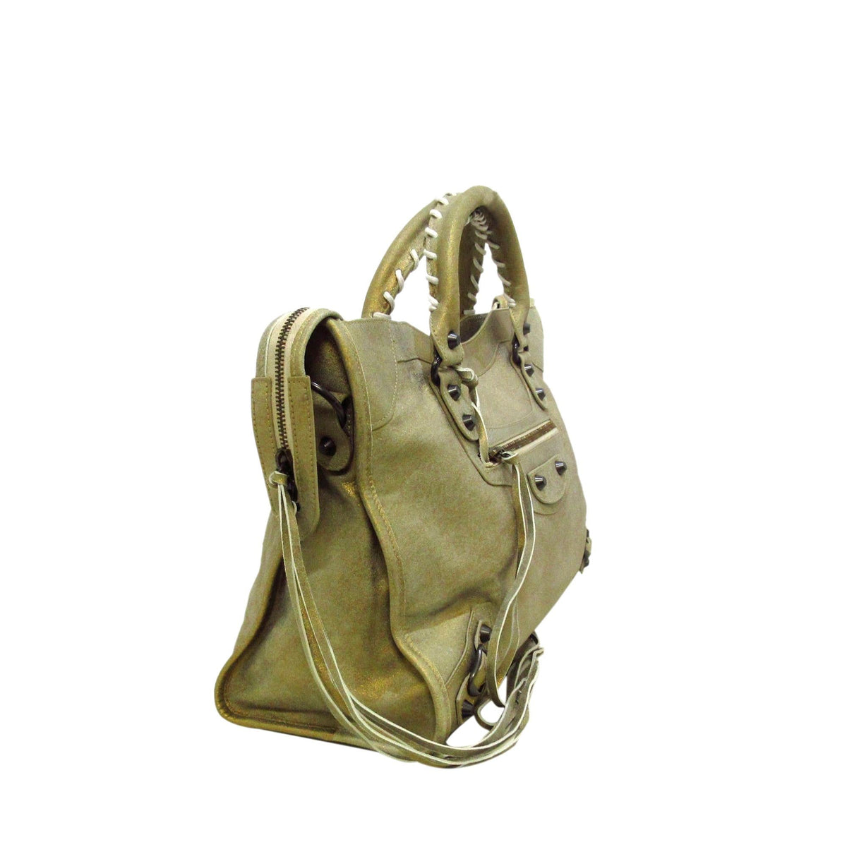 Balenciaga Motocross Classic City Handbag 36485 | Authentic Pre-Owned side view