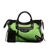 Balenciaga Motocross Classic City Handbag fPzduP | Authentic Pre-Owned interior view