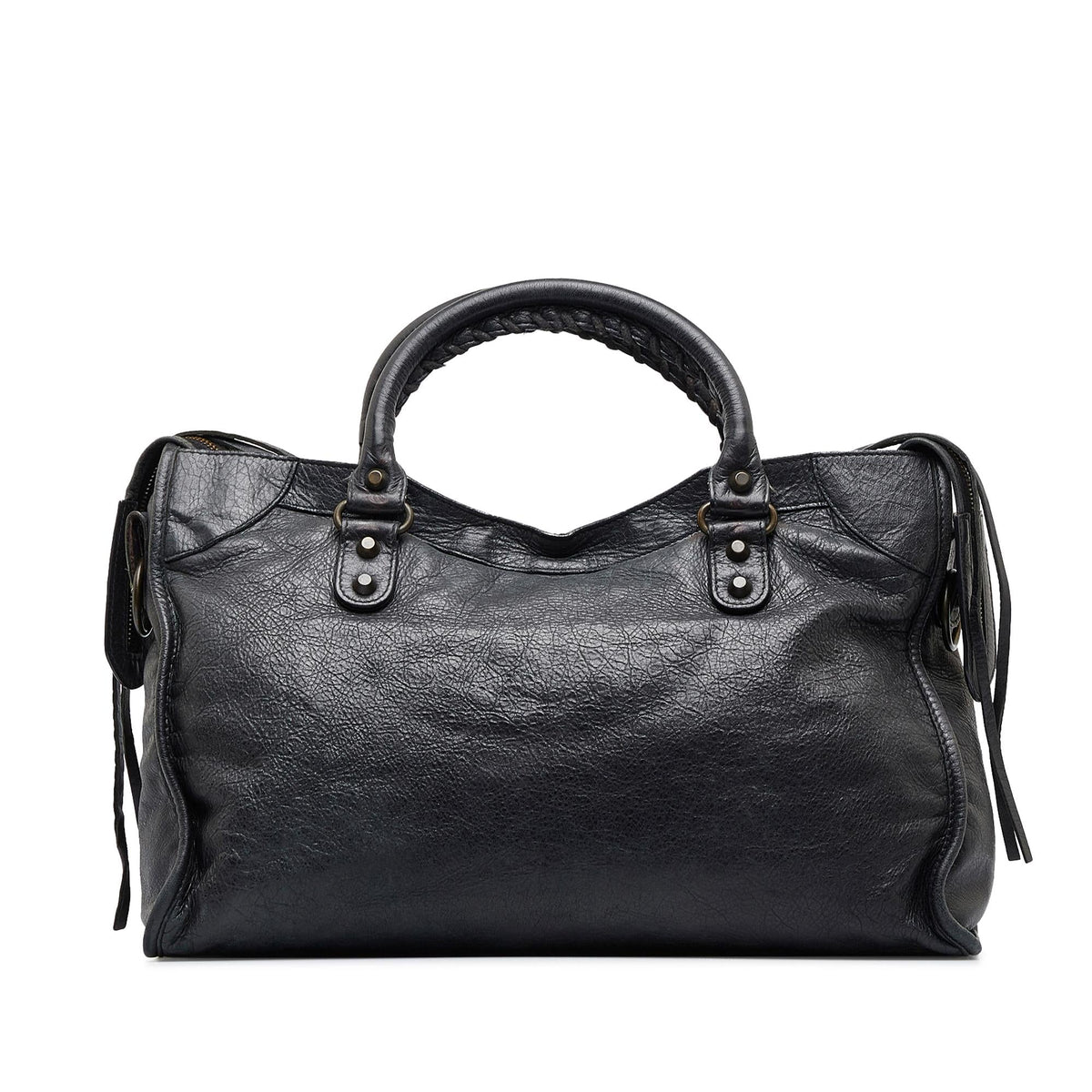 Balenciaga Motocross Classic City Handbag C5U09v | Authentic Pre-Owned angle view